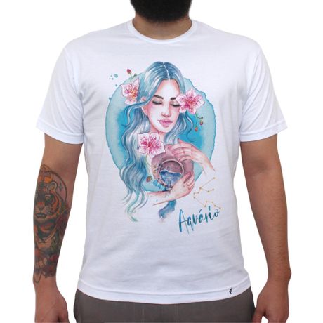 Aquariana - Camiseta Clássica Masculina