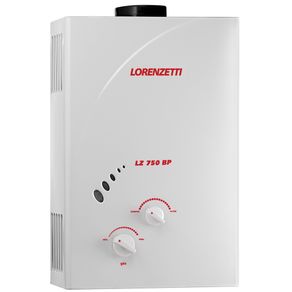 Aquecedor a Gás Lorenzetti LZ 750BP GLP 7,0 Lts/min
