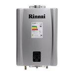 Aquecedor de Água Rinnai E17 Digital - Vazão 17 Litros - Prata - Gás Gn