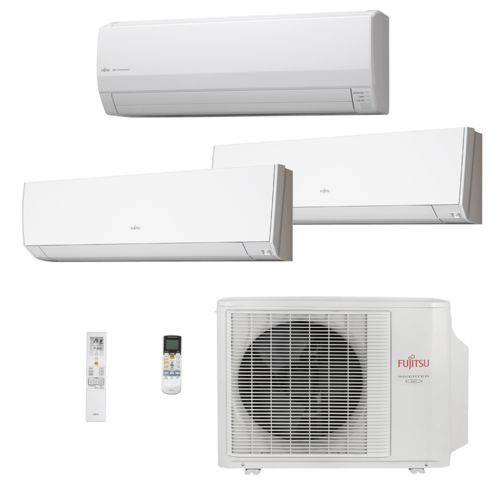 Ar Condicionado Multi Split Fujitsu 27.000 Btus (2x Evap Hw 12.000 + 1x Evap Hw 24.000) Quente/frio 220v