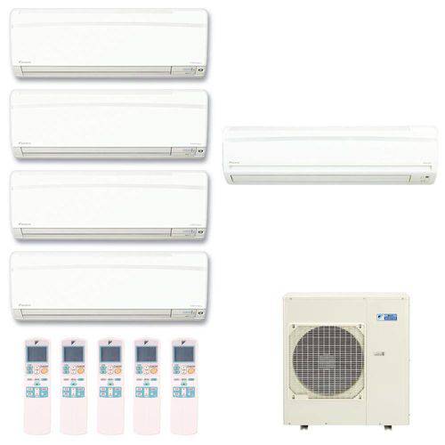 Ar Condicionado Multi Split Inverter Hi Wall Daikin 4x9000 e 1x18000 Btus Quente Frio