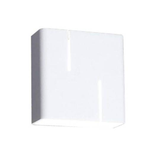 Arandela Bella Fresta Quadrada Alumínio Branco 8x12,5cm 1 G9 Halopin Bivolt Ns1019 Corredores e Quartos