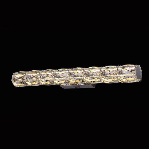 Arandela Cristal Retangular Cylinder Led14w 45x7cm - Home00310