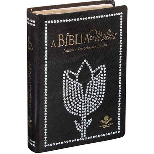 Arc055bm - a Bíblia da Mulher - Média - Preta Nobre