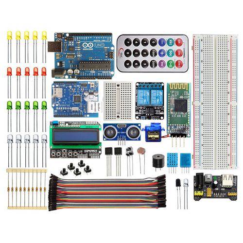 Arduino Kit Uno R3 - Avançado com Fonte