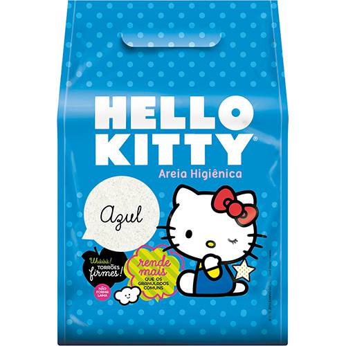 Areia Higiênica Hello Kitty Azul - 2Kg