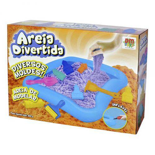 Areia Mágica Divertida Cinética Castelo 600g - DM Toys