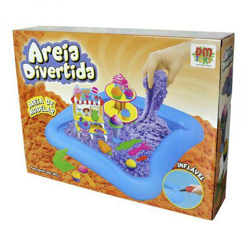 Areia Mágica Divertida Cinética Delícias 600g - DM Toys