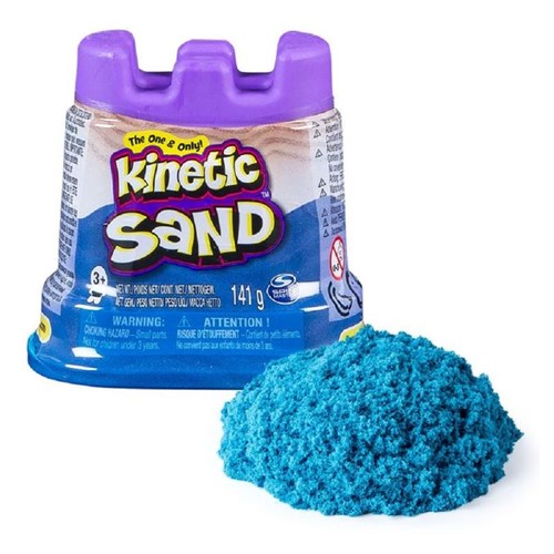 Areia para Modelar - Massa Areia Colorida 141g - Molde Castelo Azul - Sunny - SUNNY