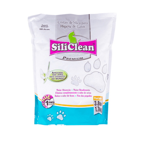 Areia Sanitária American Pets SiliClean Premium para Gatos 1,7kg