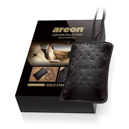Areon Leathercollection - Aromatizante para Carrro em Couro - Gold Star