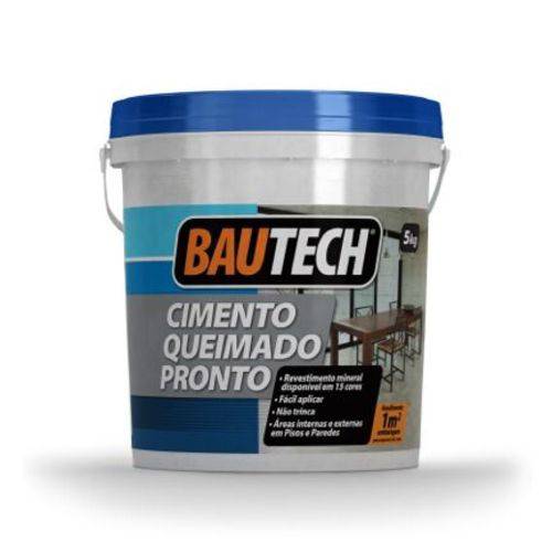 Argamassa Cimento Queimado Bautech - Platina 5kg