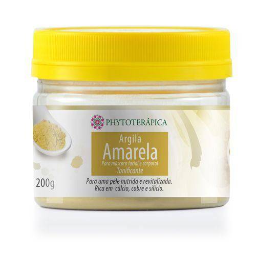 Argila Amarela Tonificante de 200g Phytoterapica