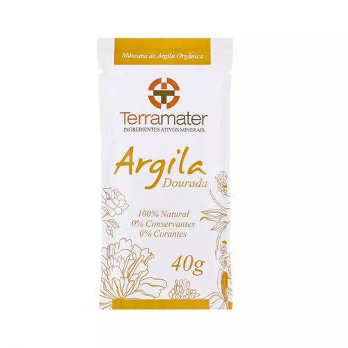Argila Natural e Orgânica Dourada 40g - Terramater