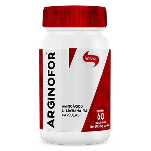 Arginofor (500mg) L-Arginina 60 Cápsulas - Vitafor