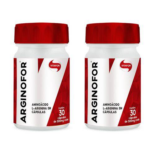 Arginofor L-Arginina - 2 Un de 30 Cápsulas - Vitafor