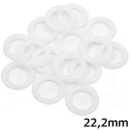 Argola de Plástico Círculo 22,2MM - 15 Unidades