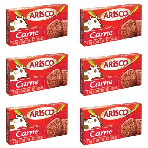 Arisco Caldo de Carne 114g (kit C/06)