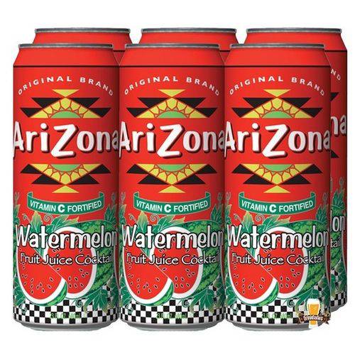 Arizona Watermelon - Suco de Melancia - Kit 6 Unidades (340ml)