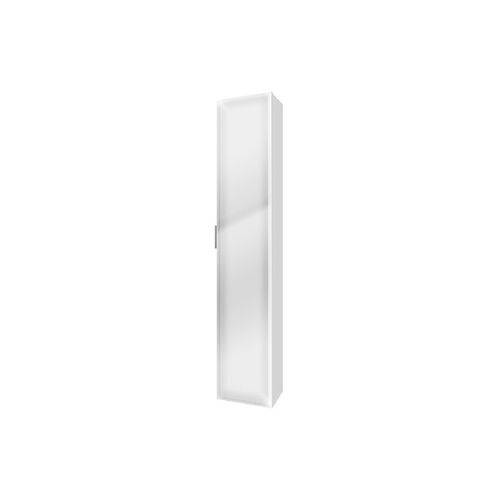 Armário de Banheiro Vertical Blu Mdf 1 Porta Branco 160x30cm
