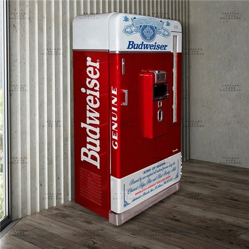 Armário Jukebox com Multimídia e Dvd Budweiser