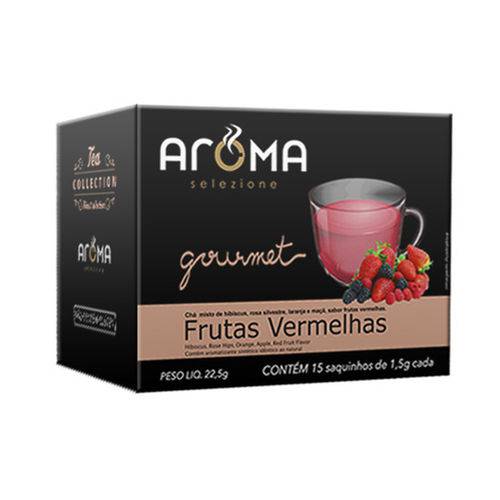 Aroma Selezione Gourmet - Sache Chá de Frutas Vermelhas - 15 Unidades