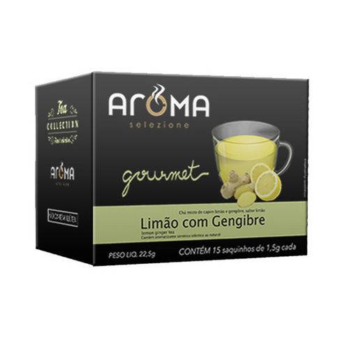 Aroma Selezione Gourmet - Sache Limao com Gengibre - 15 Unidades