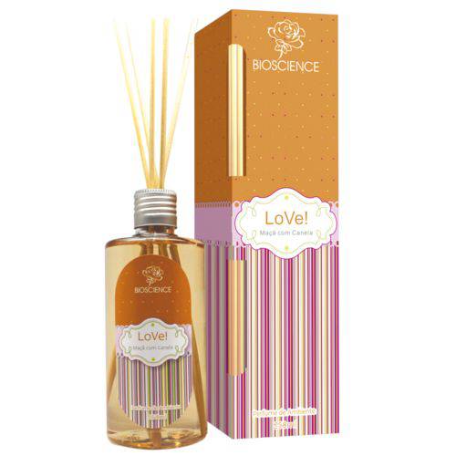 Aromatizador LOVE Perfume de Ambiente Maçã e Canela 250ml - Bioscience
