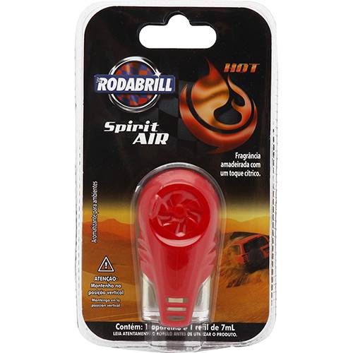 Aromatizante para Automóvel Rodabrill Spirit Air Hot