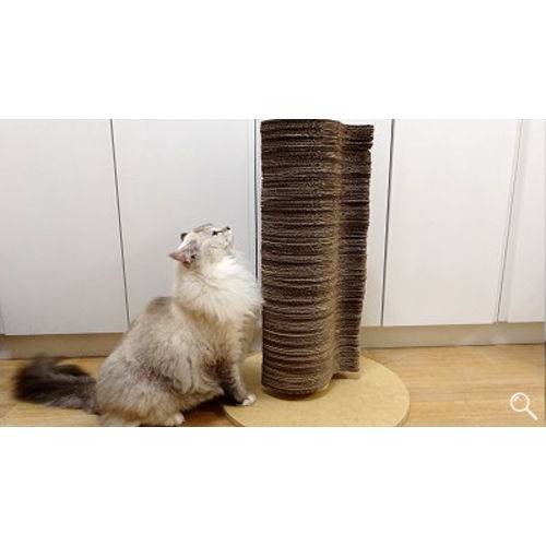 Arranhador e Brinquedo Interativo para Gatos Cat Tower Refil -Formato em -S