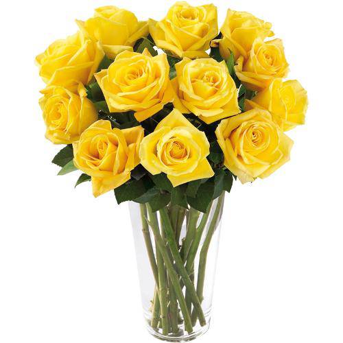 Arranjo Brilhantes Rosas Amarelas