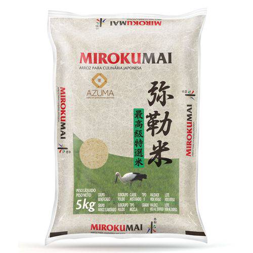 Arroz Japonês Mirokumai Premium Grão Curto - Azuma 5kg
