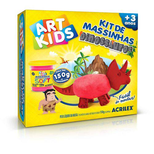 Art Kids Dinossauro 3 Vermelho