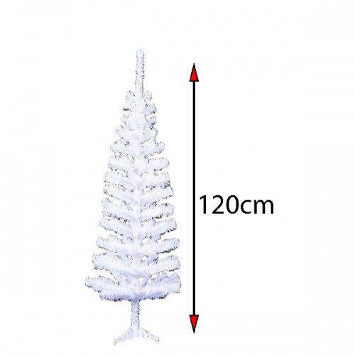 Árvore de Natal 120cm com 120 Galhos Branca