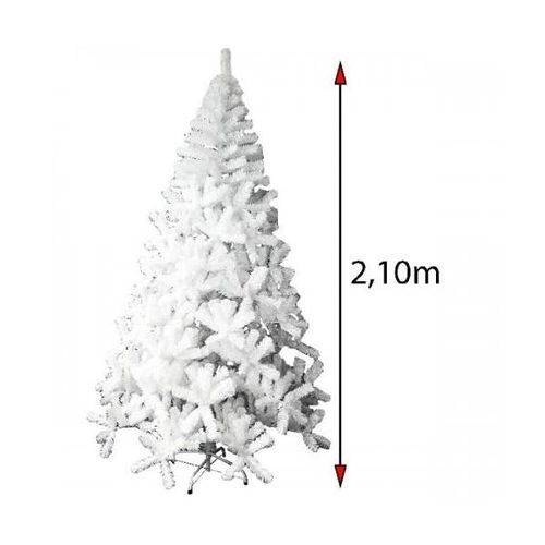 Árvore de Natal 210cm com 800 Galhos - Branca