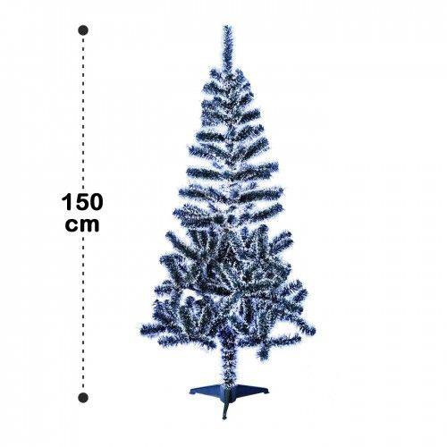 Árvore de Natal 150cm 220 Galhos Nevada