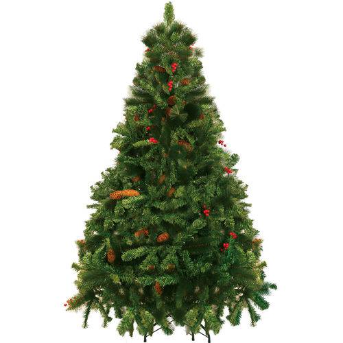 Árvore de Natal Magizi Alpina Decorada Verde 1,80cm 660 Galhos 16819