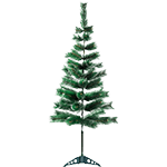 Árvore Tradicional Flocada 1,4m 53 Galhos - Orb Christmas