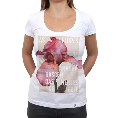 As Flores de Amanhã - Camiseta Clássica Feminina
