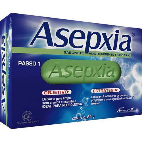 Asepxia Sabonete Adstringente Herbário 85g