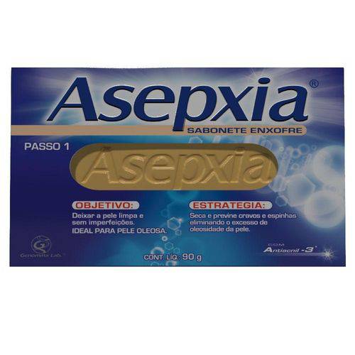 Asepxia Sabonete Enxofre 90gr