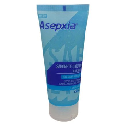 Asepxia Sabonete Líquido Antiacne Esfoliante 100ml