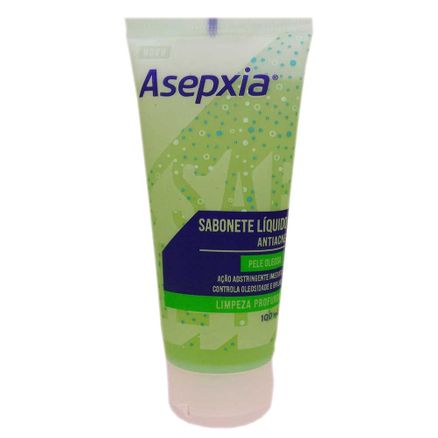 Asepxia Sabonete Líquido Antiacne Limpeza Profunda 100ml