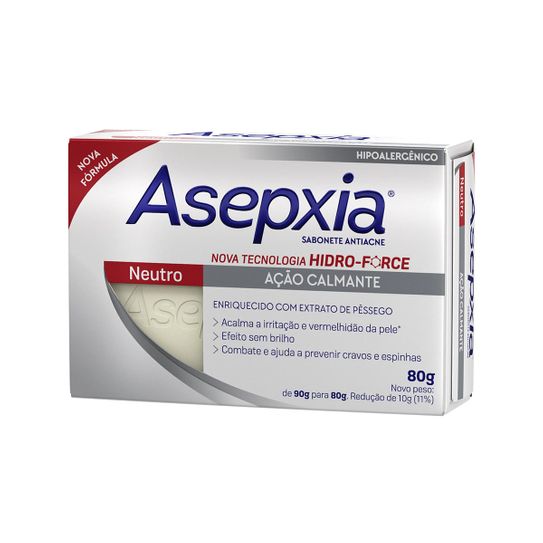 Asepxia Sabonete Neutro 80g - Sinter