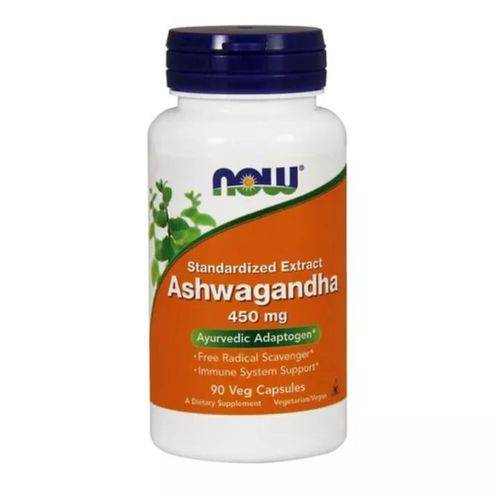 Ashwagandha 450mg (90 Cápsulas) - Now Foods