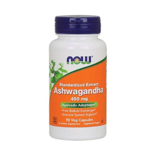 Ashwagandha Extract 450mg (90 Cápsulas Vegetais) Now Foods