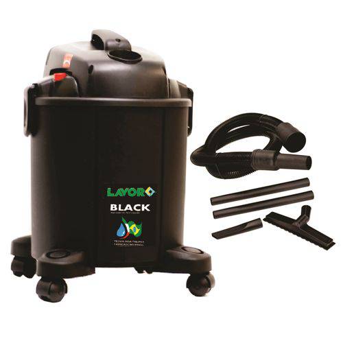 Aspirador Pó e Liquido 1250w 22 Litros Black Lavor