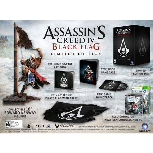 Assassins Creed IV Black Flag Limited Edition Collectors Xbox 360