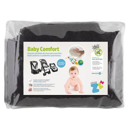 Assento Estofado Baby Comfort Grafite - Fibrasca