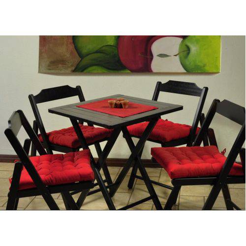 Assento Futton P/ Cadeira 40 X 40 Oxford Liso - Vermelho